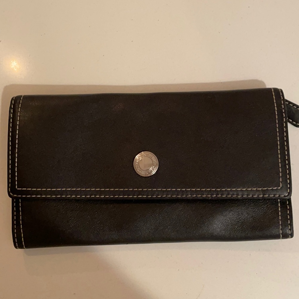Black coach wallet